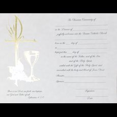 RCIA Certificate RCIA Certificate